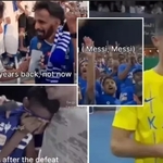 Footage Of Al Hilal Fans Calling Cristiano Ronaldo Washed And Chanting For Lionel Messi During The Cup Final Has Emerged