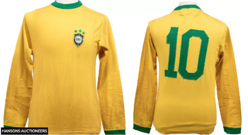 Shirt Made For Pele To Sell For Sh4.5m