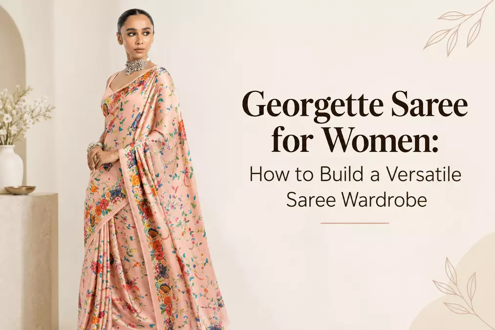 Georgette Saree for Women: How to Build a Versatile Saree Wardrobe