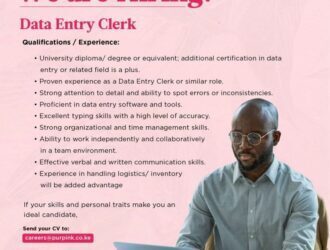 Purpink Hiring Data Entry Clerk
