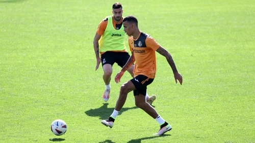 Greenwood Trains With New Getafe Teammates