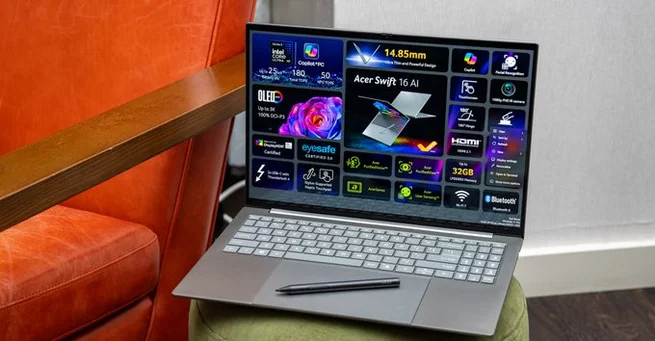 Acer Swift 16 AI Redefines Trackpads