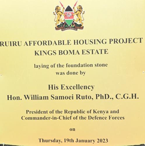 Inside Ruiru Sh3bn Affordable Housing Project