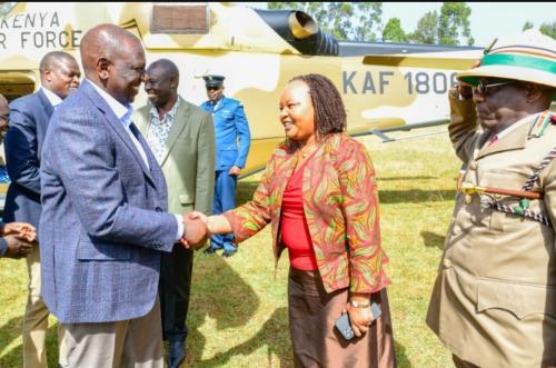 Waiguru Tells Ruto To Stay Put On Planned Opposition Protests