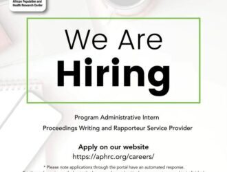 APHRC Hiring Program Administrative Intern