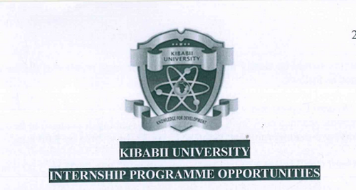 Internship Opportunities Open At Kibabii University