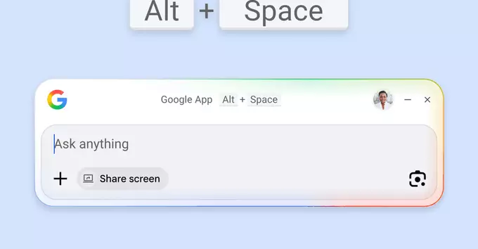 Google Desktop Search Bar Windows Rolls Out to All Users