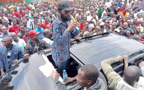 Governor Nyong'o Leads Kisumu Protest Amid Bonfires, Closed Businesses