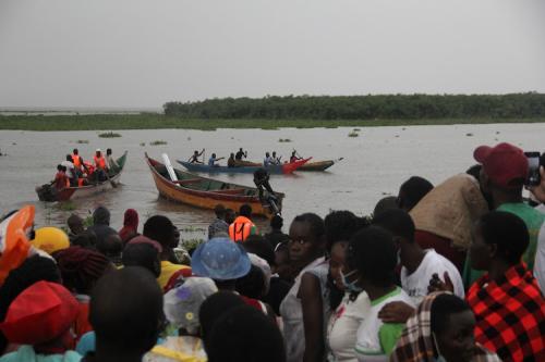 Search For Police Officers After Boat Capsizes In Lake Victoria