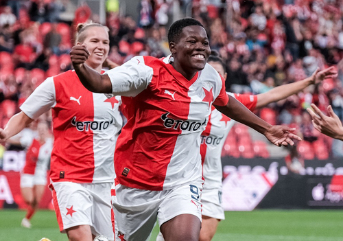 Kenyan International Nekesa Helps Slavia Into UCL Group Stages