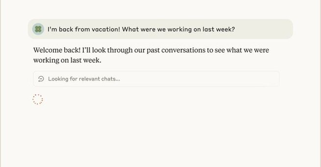 Claude Chatbot Adds Memory to Continue Past Conversations