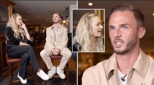 Laura Woods Aims Dig At Tottenham During James Maddison Interview