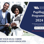 2024 Pupillage Programme At Wamae & Allen Advocates