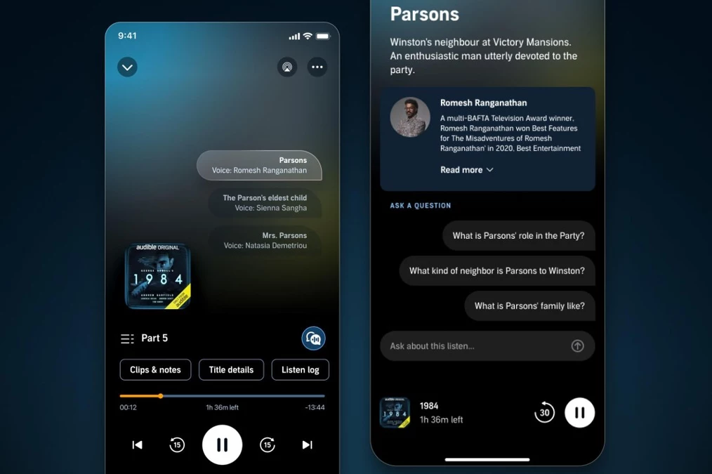 Audible Character Guide Helps Track Audiobook Speakers