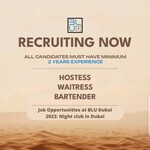 Job Opportunities at BLU Dubai 2023: Night club in Dubai