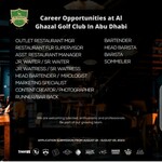 Discover Exciting Career Opportunities at Al Ghazal Golf Club In Abu Dhabi 2023