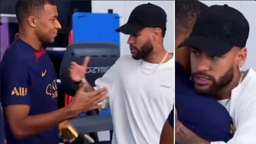 The 'Coldest Hug Of The Summer' Took Place At PSG As Neymar Said Goodbye To Kylian Mbappe