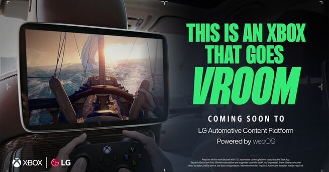 Xbox Cloud Gaming Coming To Cars With LG Partnership