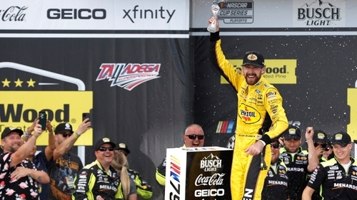 Ryan Blaney Ekes Out Win At Talladega