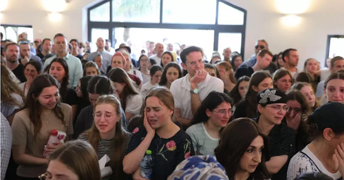 Father Mourns Murdered Daughters At West Bank Funeral