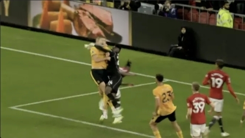 Fans Can't Believe Wolves Haven't Been Awarded Penalty After Andre Onana Collides With Opponent
