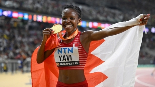 Bahrain's Yavi Captures Women's 3 000m Steeplechase With Last-Lap Surge