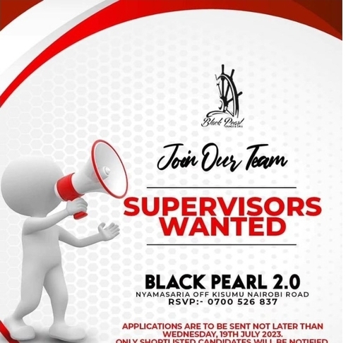 Black Pearl Hiring Supervisors