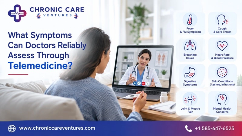 What Symptoms Can Doctors Reliably Assess Through Telemedicine?
