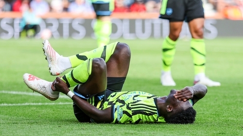 Arsenal Suffer Double Blow With Saka Injured In Loss To Lens