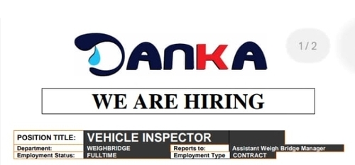 Danka Hiring Vehicle Inspector