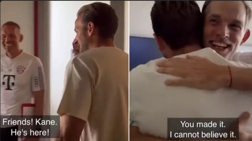 Footage Of Harry Kane Meeting Thomas Tuchel For The First Time As A Bayern Munich Player Emerges
