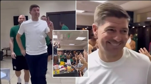 Steven Gerrard's Reaction To His Al-Ettifaq Players Celebrating Two Straight Wins Is Incredible