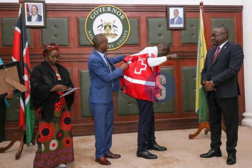 Sakaja Inaugurated As The Red Cross Patron