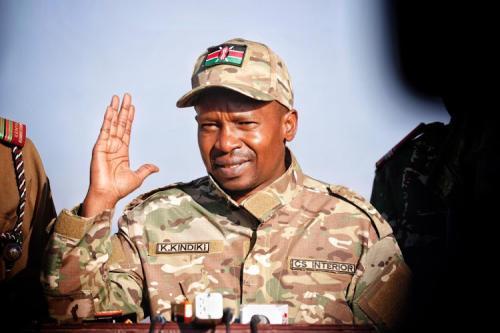 Kindiki Lists Areas To Be Vacated As KDF Takes War