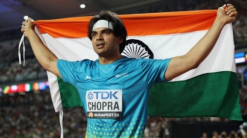 Chopra Wins India's First Gold At World Championships In Javelin