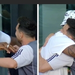 Lionel Messi And LeBron James Embrace Ahead Of Argentine's Inter Miami Debut