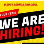 Q Spot Lounge And Grill Hiring : Waiters, Cleaners, Stewards, Chef, DJ, Guards, Bartender , Supervisor And Photographer