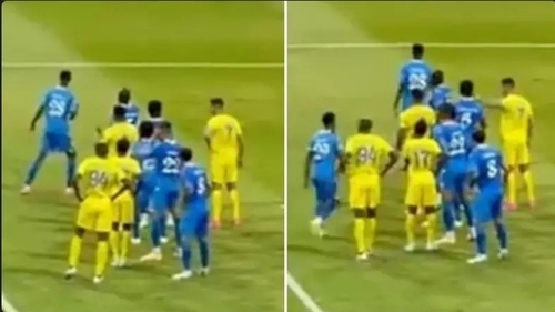 Cristiano Ronaldo Leaves Opponent Furious After Appearing To Rub His Sweat Over Rival's Face