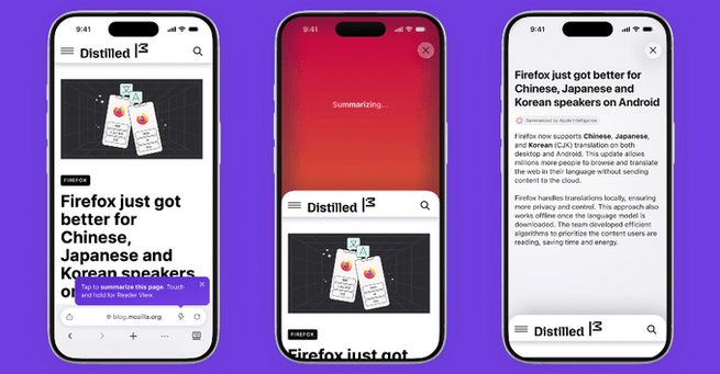 Firefox Launches Shake To Summarize Feature On iPhones