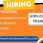 Classic Steel Hiring Sales Rep and Procurement Manager