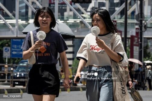 Japanese Turn To Wearable Tech To Beat The Heat