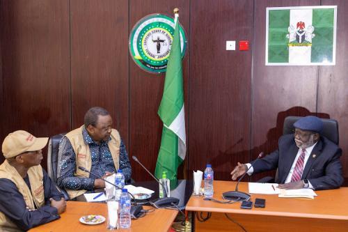 Nigeria Polls: Uhuru Meets Nigeria CJ On Judiciary Preparedness