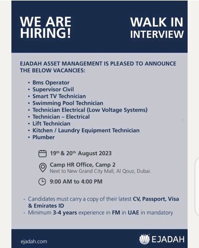 Ejadah Asset Management Group LLC: Apply Now Working At a Leading Asset management company UAE #1