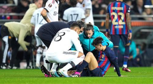 Barca Midfielder Pedri Sidelined With Hamstring Injury