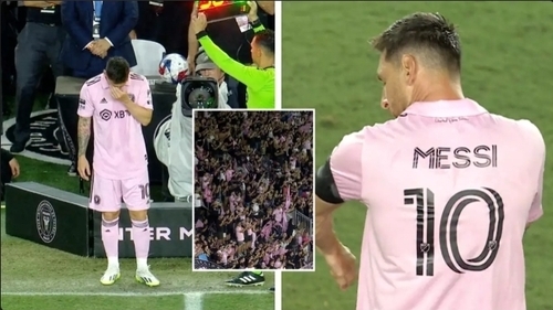 Lionel Messi Enters The Pitch For Inter Miami To An Absolutely Thunderous Reaction