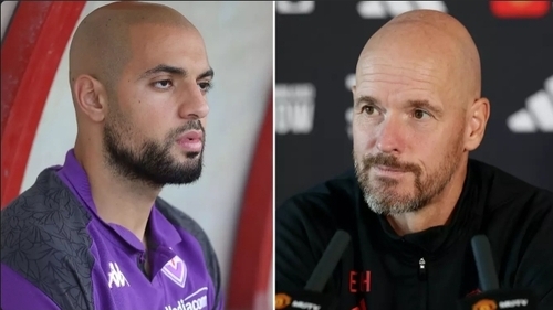 Sofyan Amrabat 'Flight' Tracked To The UK As Man Utd Race To Complete Deal For Fiorentina Star