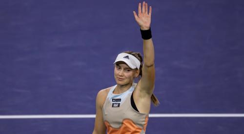 Indian Wells Winner Rybakina Climbs To Career-High Ranking