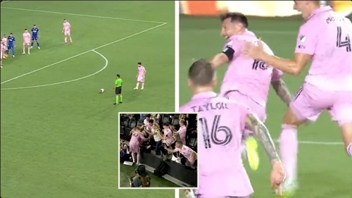 Lionel Messi Scores INSANE Free-Kick In 93rd Minute To Win On Inter Miami Debut