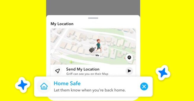 Snapchat's Home Safe Feature Alerts Friends When You Arrive Safely