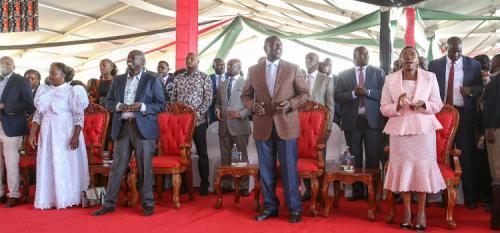 Ruto Attends Thanksgiving Church Service In Nakuru